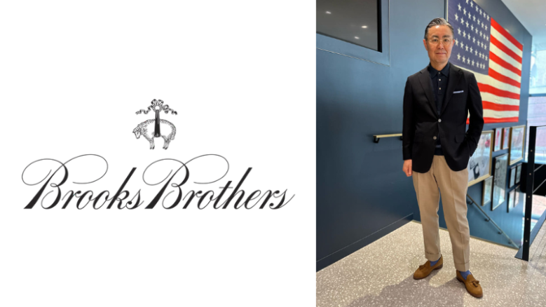 BROOKS-BROTHERS　ロゴ＋コーデ